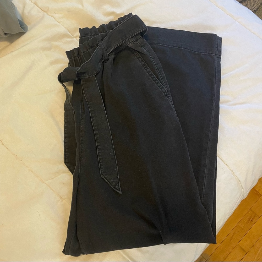 H&M Tie-Waist High Waisted Wide Leg Pants